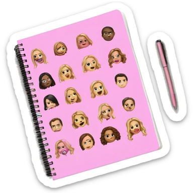 mean girls movie burn book notebook sticker