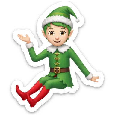 elf on a shelf sticker