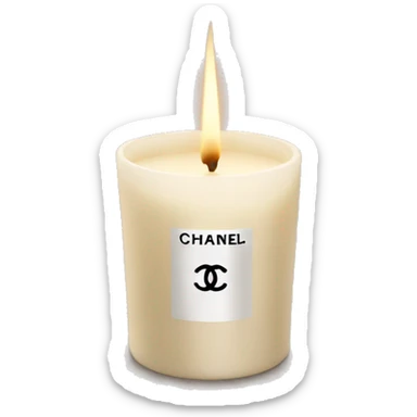 Chanel candle  sticker
