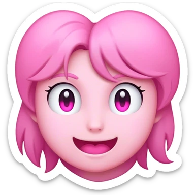 "She's Mine" written in pink color discord emoji sticker