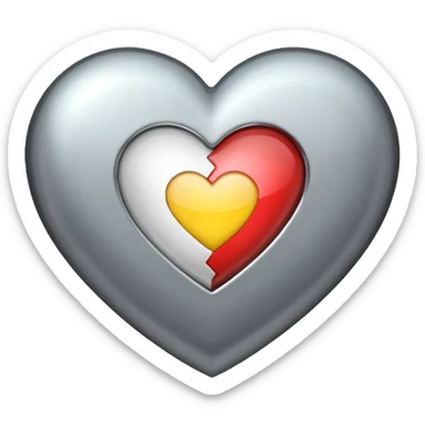 Sr inside heart sticker