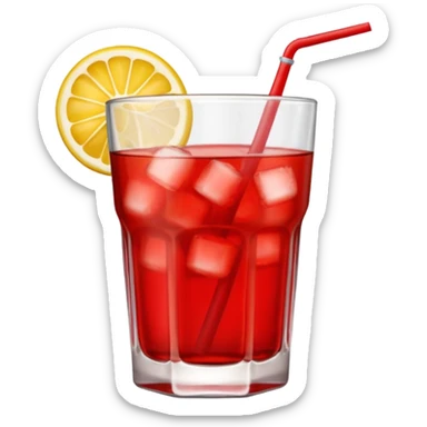 sobolo emoji (ghanain drink) sticker