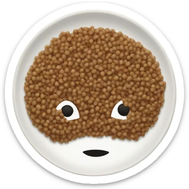 buckwheat in a plate sticker
