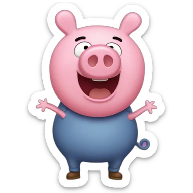 mad-peppa-pig sticker