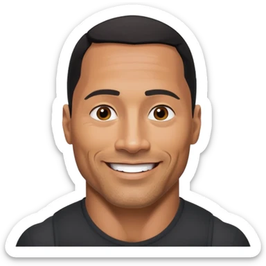 Dwayne Johnson sticker