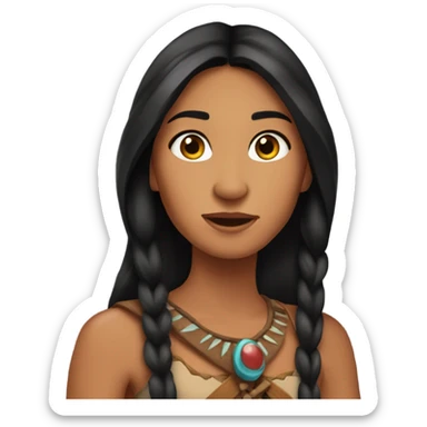 Pocahontas  sticker