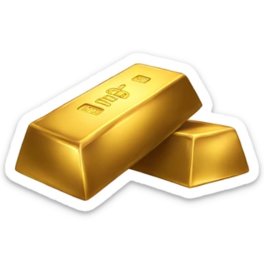 Gold bars sticker