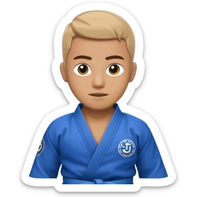 Jiu jitsu blue belt sticker