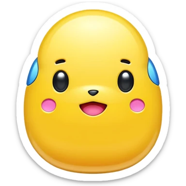 tamagotchi, minimal, clean, no text sticker