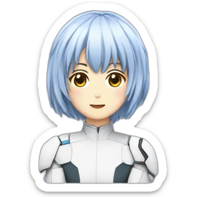 Rei ayanami sticker