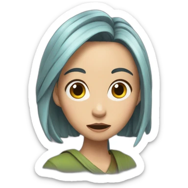 Maya fey surpised sticker