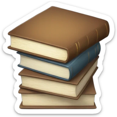 Pile of Books sticker