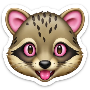 civet is salivating sticker