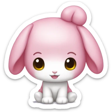 My Melody with lop-ear sticker