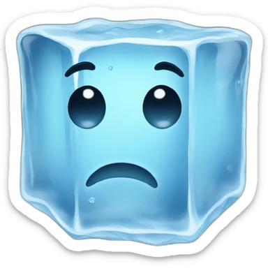 ice cubes sticker