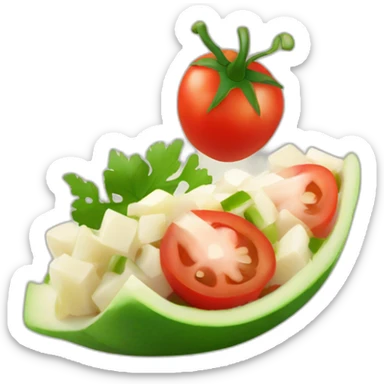 Pico de gallo sticker