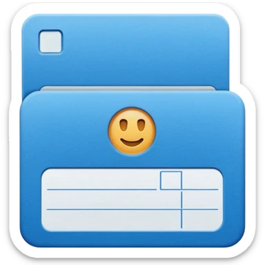 Library card
 sticker