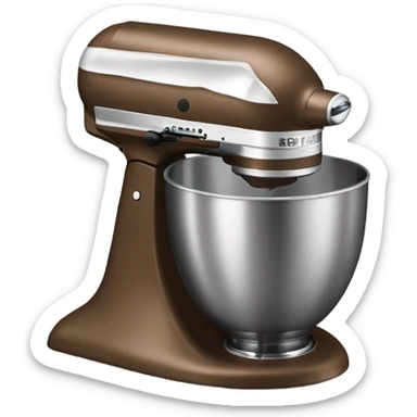 Kitchen Aid mixer brown sticker
