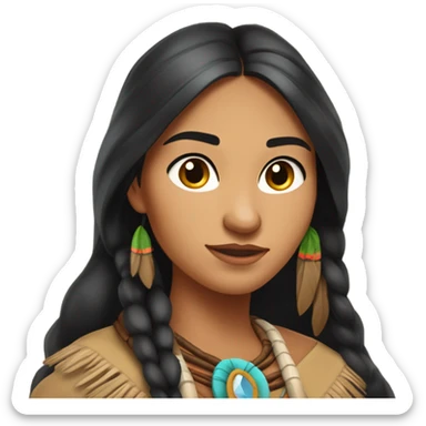 Pocahontas sticker