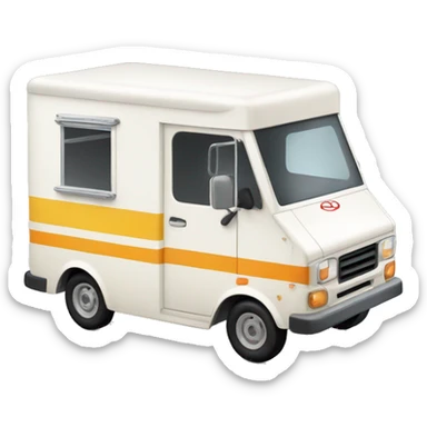Toyota 2027 mini food truck  sticker