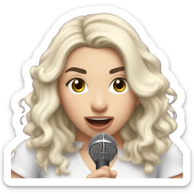 charli xcx jamming out sticker