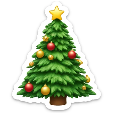  Christmas tree sticker