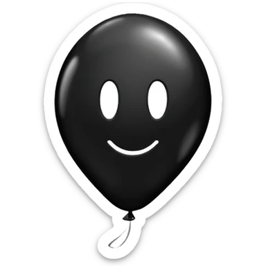 Feliz aniversário 18th black sticker