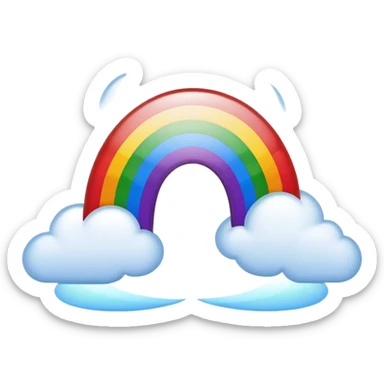 scanning rainbow sticker