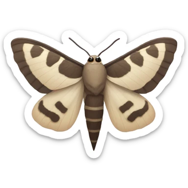 Moth sticker