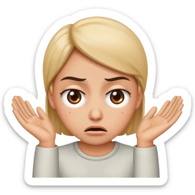 emoji rolling their eyes annoyed  sticker