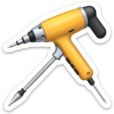  screwdriver on an electric device sticker