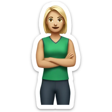 Female PE teacher  sticker