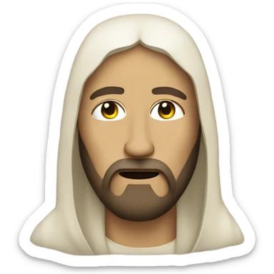 Jesus Christ in a Covid mask sticker