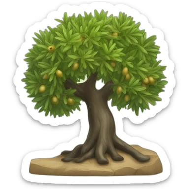 To collecg an olive tree sticker