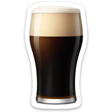 Pint of Guinness sticker