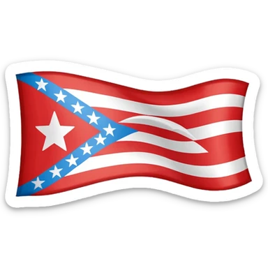 🇵🇷 to light blue where the star is located sticker