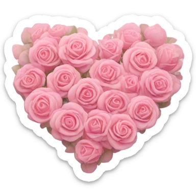 Pink love sticker