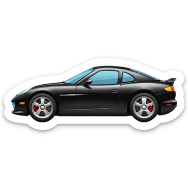 2d Car facing left facing left sticker