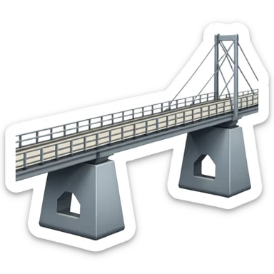 big bridge in USA sticker