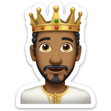 the king of moroco sticker