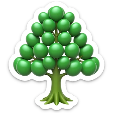 binary tree computer science sticker