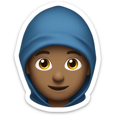 smiling boys in hoodies blue eyes  sticker