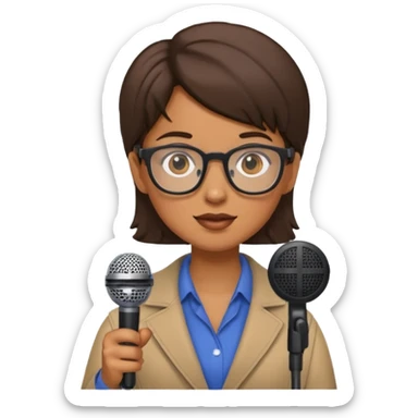 de un periodista sticker