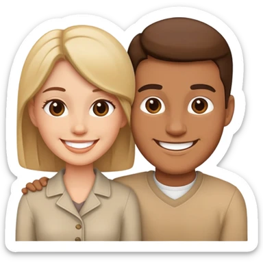 Boyfriend and girlfriend  sticker