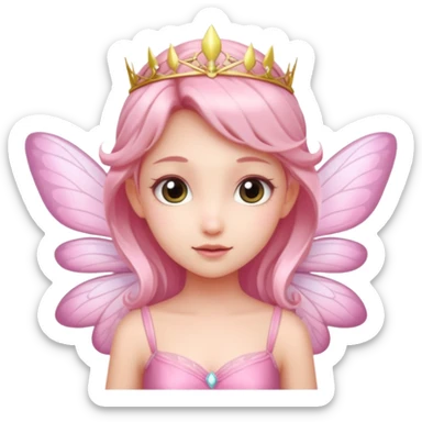 Young fairy princess – Pink dress, tiny wings


























 sticker