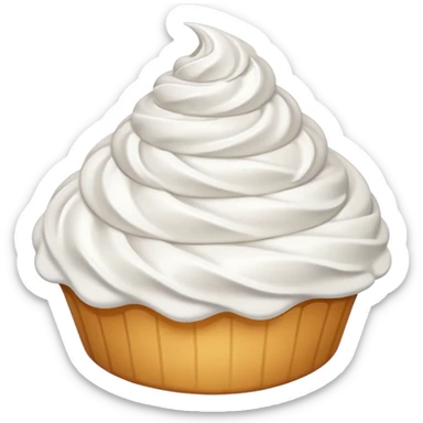 whipped cream sticker