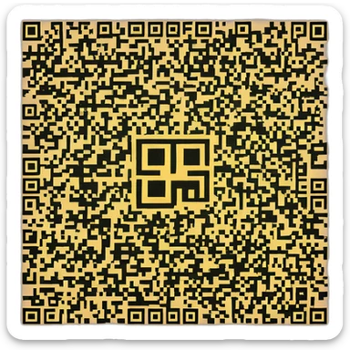 qr code sticker