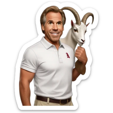 Nick Saban goat sticker