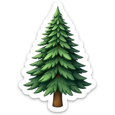 Fir sticker
