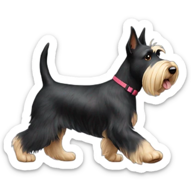 scottish-terrier-dog-walking sticker
